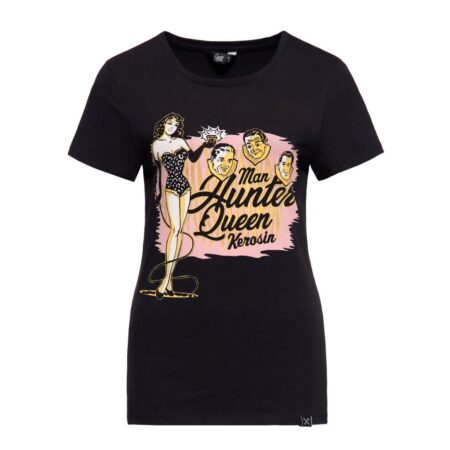 Queen Kerosin Man Hunter T-shirt Black -XXXXL | Queen Kerosin