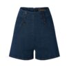 Queen Kerosin Marlyn 1950s Shorts Dark Blue -29 | Queen Kerosin