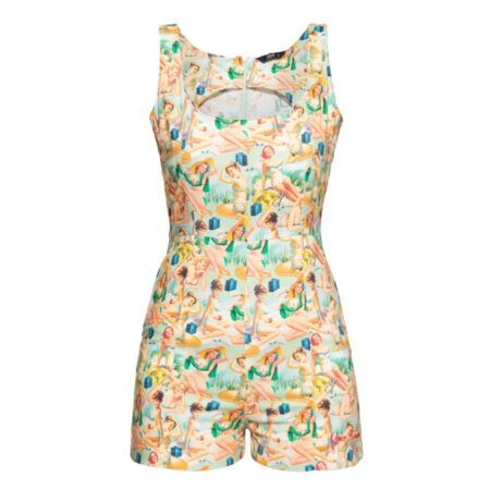 Queen Kerosin Pins Playsuit -XXL | Queen Kerosin