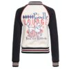 Queen Kerosin Poodle Lounge College Jacket Black-M | Queen Kerosin
