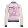 Queen Kerosin Poodle Lounge College Jacket Pink -XXL | Queen Kerosin