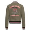 Queen Kerosin Q High School College Jacket Green-XS | 22% korting | Queen Kerosin