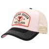 Queen Kerosin Racing Queen Trucker Rieten Pet Roze & Zwart & Crème | Queen Kerosin