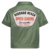Queen Kerosin Redondo Beach Work Shirt Oil Green -M | 21% korting | Queen Kerosin