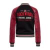 Queen Kerosin Rock 'N' Roll College Jacket Leopard Black -XS | 22% korting | Queen Kerosin