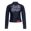 Queen Kerosin Rock 'n' Roll Rebel Queen Denim Jacket-M | Queen Kerosin