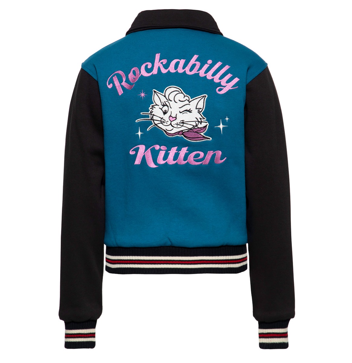Queen Kerosin Rockabilly Kitten College Jack Petrol-3XL | King Kerosin