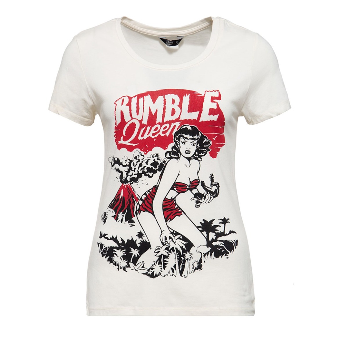 Queen Kerosin Rumble in the Jungle Shirt Off White-L | Queen Kerosin