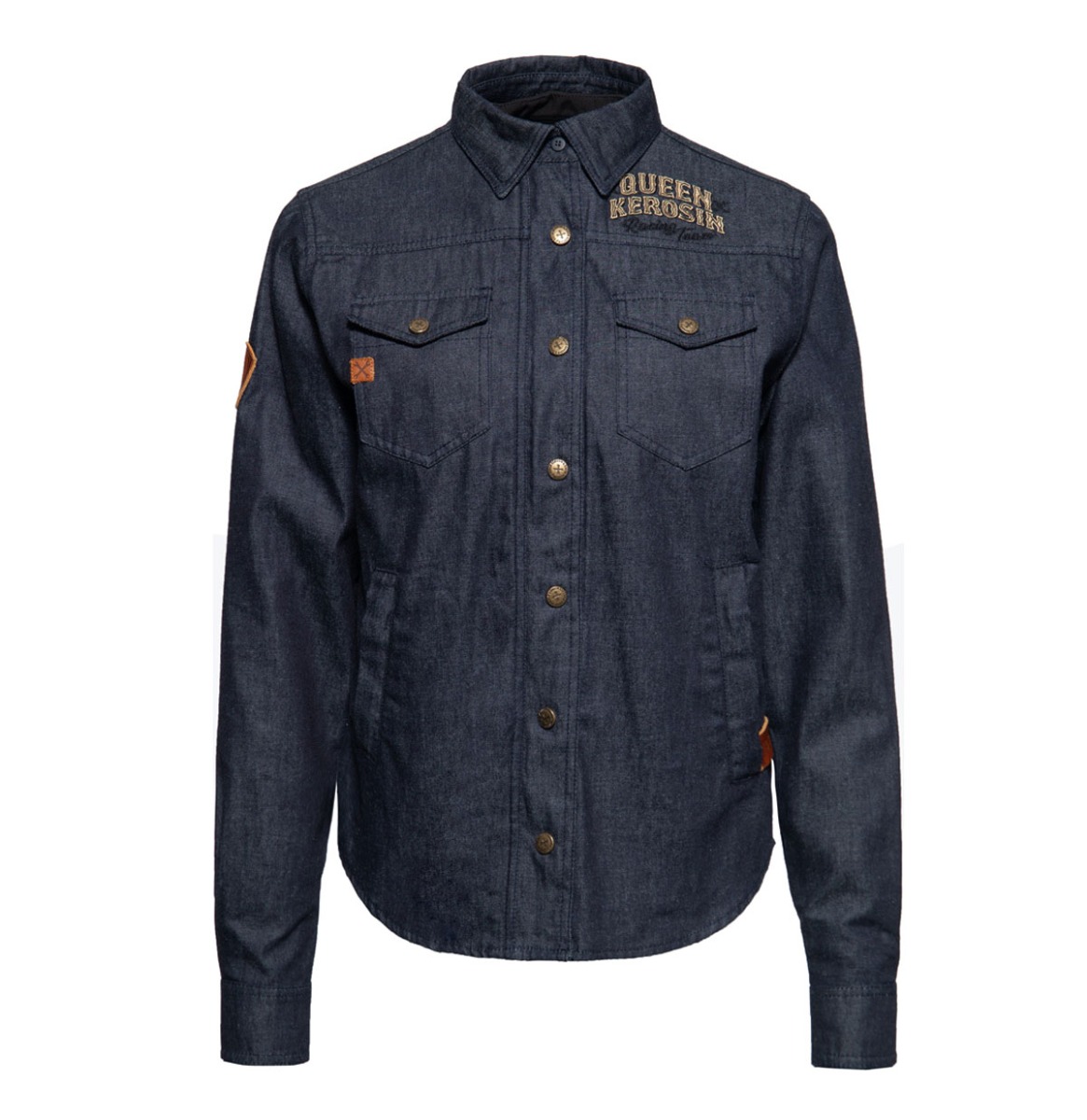 Queen Kerosin Speedway Queens Denim Jacket Dark Blue -XXL | 22% korting | Queen Kerosin