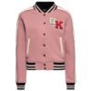Queen Kerosin Star College Jacket Pink-3XL | Queen Kerosin