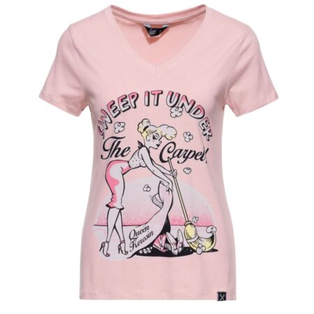 Queen Kerosin Sweep Under Shirt Pink-L | 20% korting | Fiftiesstore