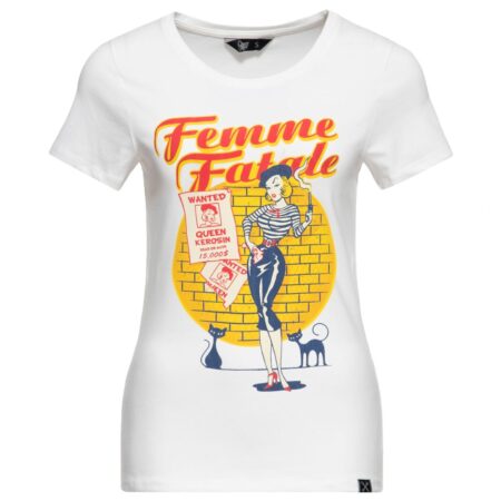 Queen Kerosin T-Shirt 'Femme Fatale'-XXL | Queen Kerosin