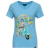 Queen Kerosin Vintage Love Shirt Blue-XXXL | Fiftiesstore