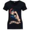 Queen Kerosin We Can Do It T-Shirt Black -XS | 20% korting | Queen Kerosin
