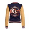 Queen Kerosin Wonder Woman College Jacket Beige & Blue-XXL | 19% korting | Queen Kerosin