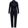 Queen Kerosin Workwear Denim Overall Dark Blue-L | Queen Kerosin