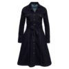 Queen Kerosin Workwear Denim Swing Dress With Tieable Belt-L | 20% korting | Queen Kerosin
