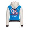 Queen Kersoin QK Cheerleader College Sweat Jacket Hoodie Blue-XXXL | Queen Kerosin