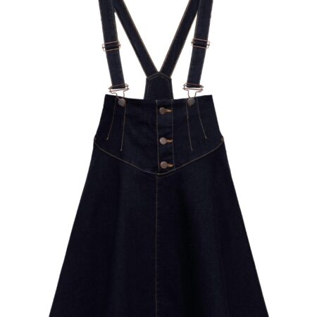 Queen kerosin Denim Swing Skirt-S | Fiftiesstore