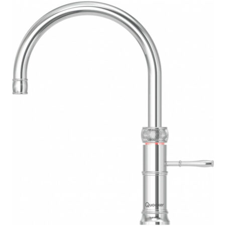 Quooker Classic Fusion Round Chroom Kraan Grijs | Quooker