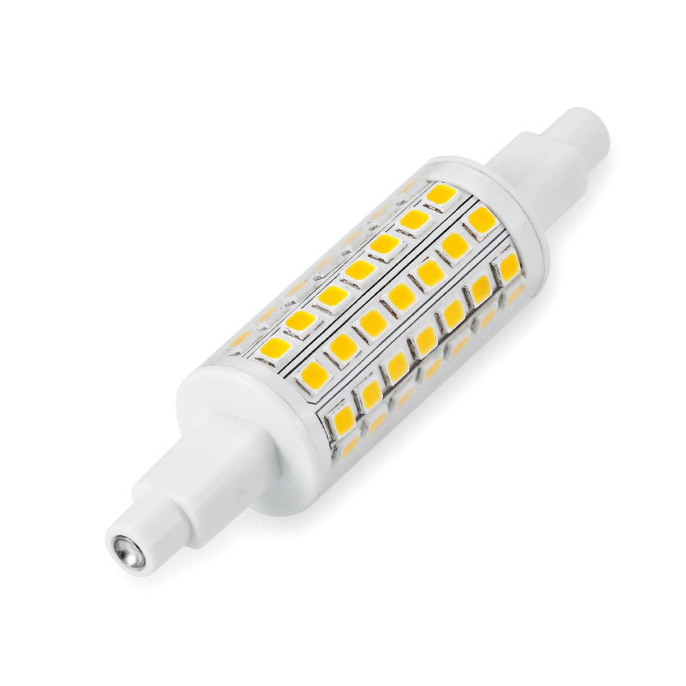 R7S LED Lamp - Dimbaar - CRI 90 Uitstekende Kleurweergave - 5 Watt 520 Lumen - 2700K Warm wit licht - Vervangt 50 Watt - 15.000 Branduren | HOFTRONIC