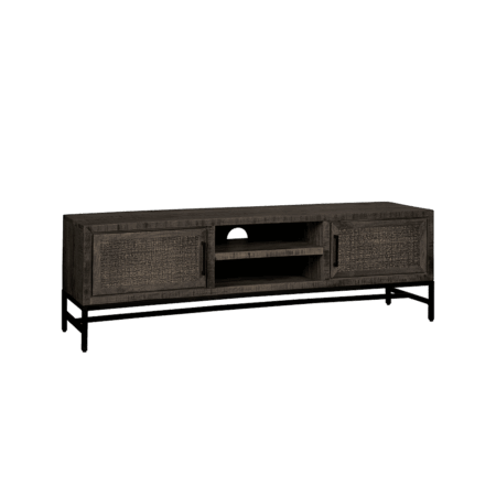RENEW TV-meubel 'Carini' Hout en Webbing