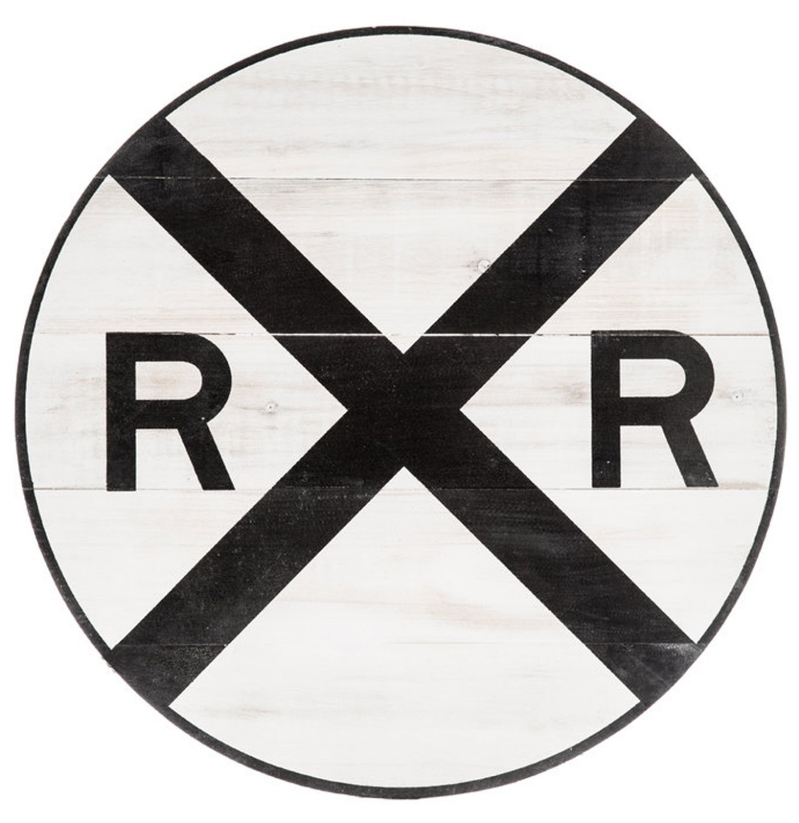 Railroad Crossing Houten Bord | 17% korting | Fiftiesstore