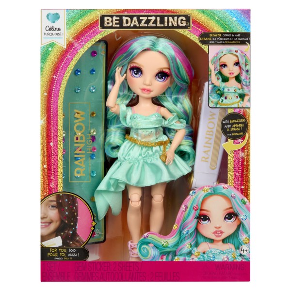 Rainbow High Be Dazzling Fashion Dolls Celine Turquoise |
