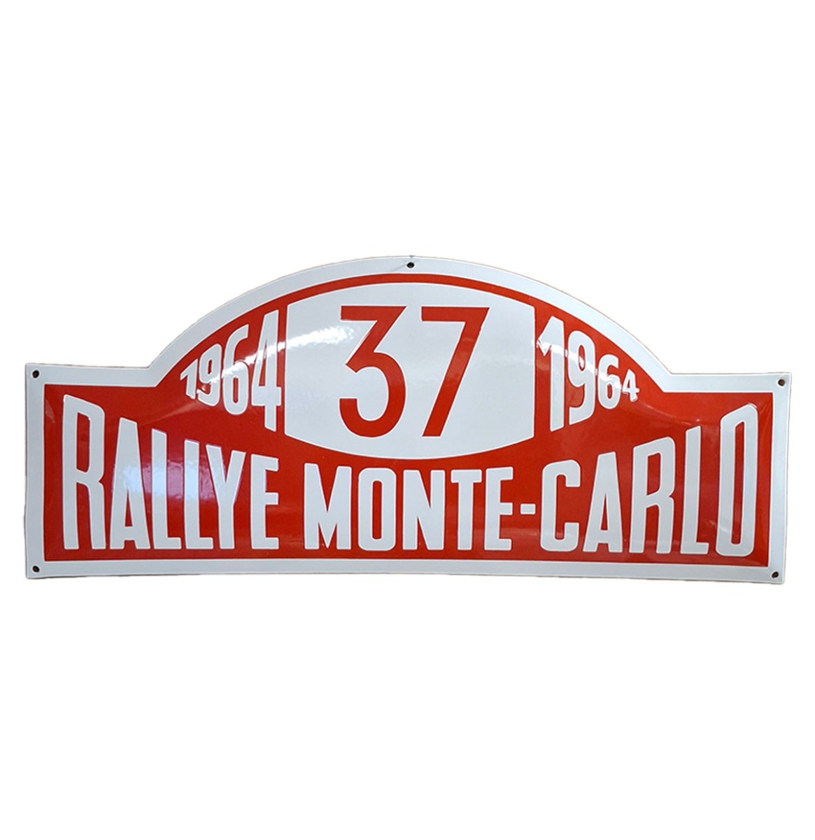 Rallye Monte Carlo 1964 Emaille Bord - 70 x 30cm | Fiftiesstore