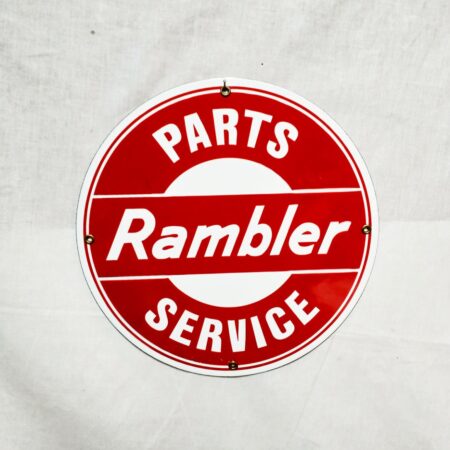 Rambler Service Parts Emaille Bord 30 cm | Fiftiesstore