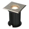 Ramsay LED Grondspot - Dimbaar - Vierkant - GU10 - 4 Watt 345 lumen - 2700K warm wit - RVS - IP67 waterdicht - Tuinspot - Oprit | HOFTRONIC