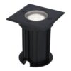 Ramsay LED Grondspot Vierkant - Dimbaar - GU10 - 6500K daglicht wit - 4 Watt 345 Lumen - Tuinspot - Zwart - IP67 waterdicht - Overrijdbaar voor de Oprit