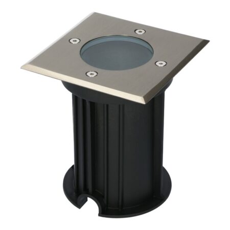 Ramsay LED Grondspot Vierkant - Dimbaar - GU10 - Excl. Lichtbron - Tuinspot - RVS - IP67 - Overrijdbaar voor de Oprit