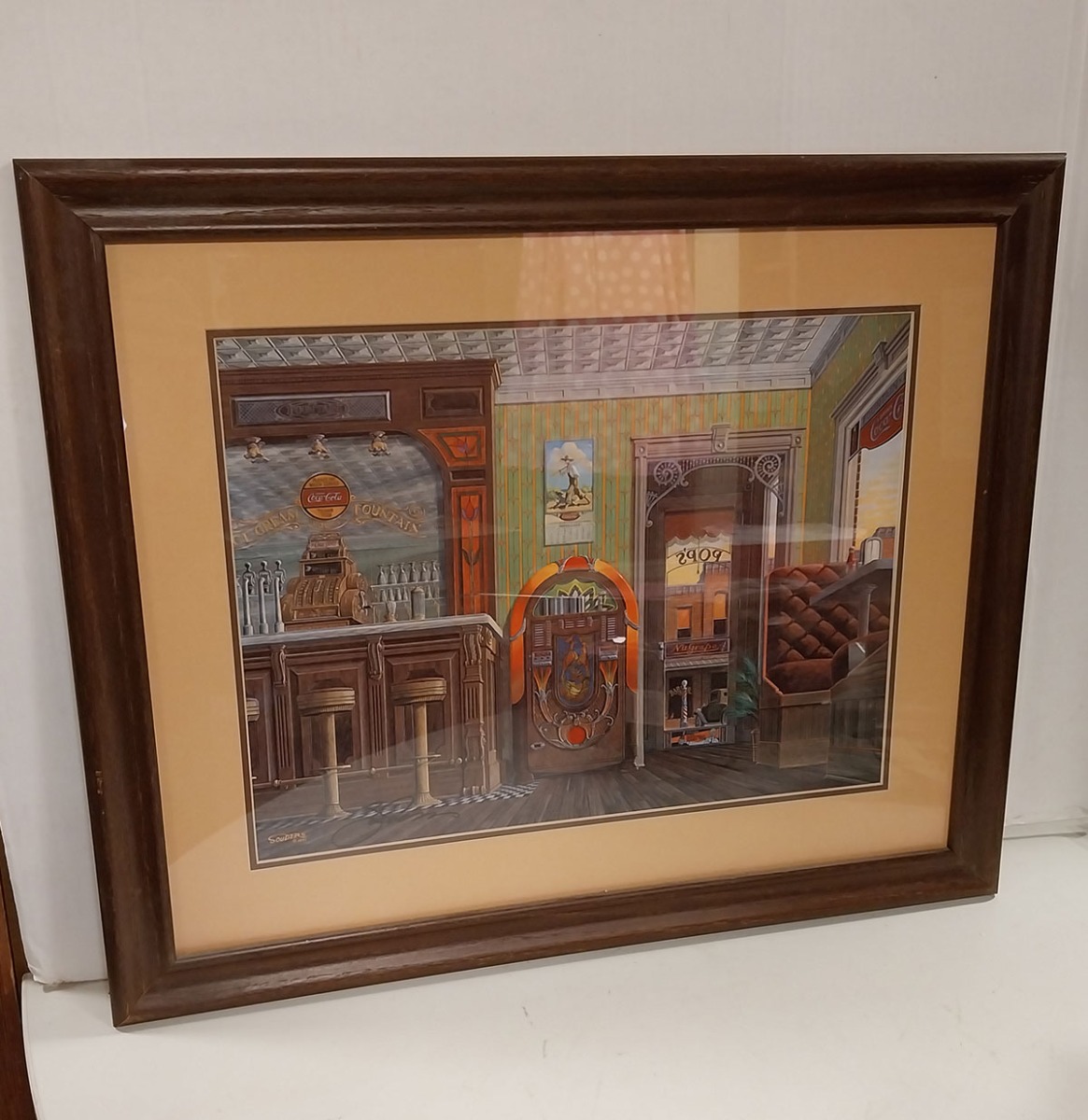 Randy Souders "Pop's" Ingelijste Print - 57 x 47cm | The Dutch Pickers