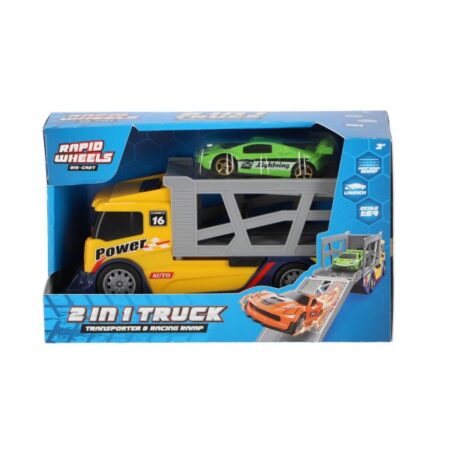 Rapid Wheels Auto Transporter + Die Cast Auto | Rapid Wheels