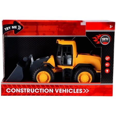 Rapid Wheels Bulldozer Met Licht En Geluid En Frictie | Rapid Wheels