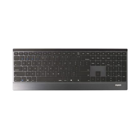 Rapoo 9500M Multi-mode Wireless Ultra-slim Toetsenbord Toetsenbord Zwart | Rapoo