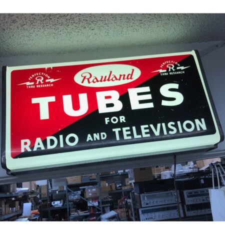 Rauland Tubes For Radio And Television Lichtbak - Zeldzaam | The Dutch Pickers
