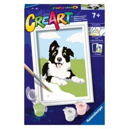 Ravensburger Creart Schilderen Op Nummer Border Collie | Ravensburger