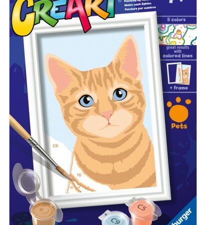 Ravensburger Creart Schilderen Op Nummer Rode Poes | Ravensburger