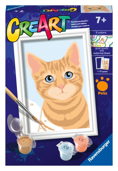 Ravensburger Creart Schilderen Op Nummer Rode Poes | Ravensburger