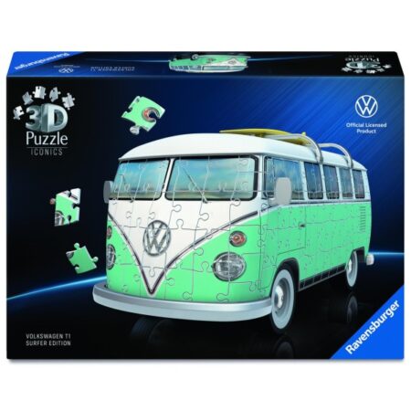 Ravensburger Iconics 3d Puzzel Volkswagen T1 | Ravensburger