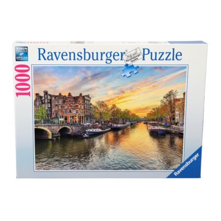 Ravensburger Puzzel Amsterdam Grachtenoever 1000 Stukjes | Ravensburger