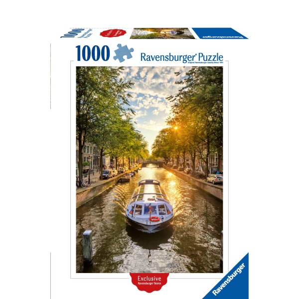 Ravensburger Puzzel Amsterdam Rondvaart 1000 Stukjes | Ravensburger