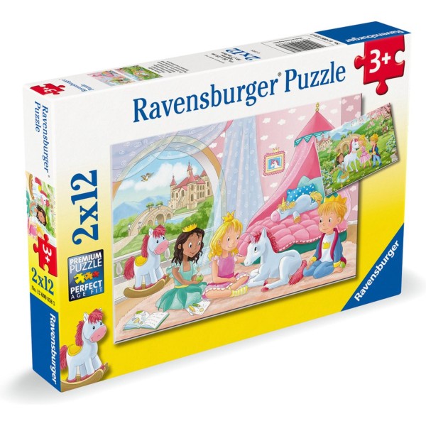 Ravensburger Puzzel Prince Princess 2x12 stukjes | Ravensburger