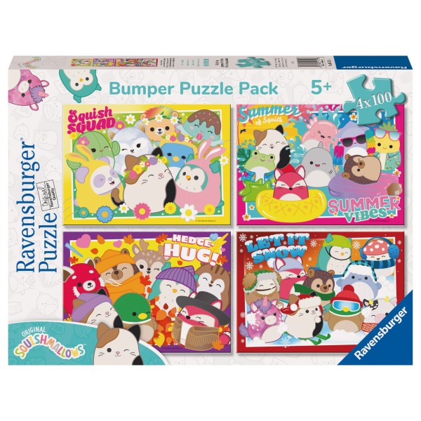 Ravensburger Puzzel Squishmallows 4 In 1 100 Stukjes | Ravensburger