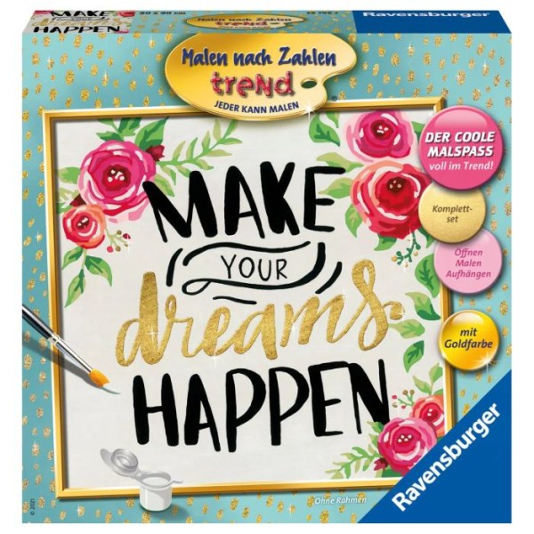 Ravensburger Schilderen Op Nummer Make Dreams Vierkant | Ravensburger