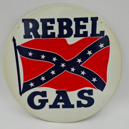 Rebel Gas Stalen Bord - Ø30cm | Fiftiesstore