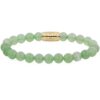Rebel & Rose Danny Vera Coke Bottle Green With Gold PMD Logo Bracelet - 8mm-XL | PMD - Danny Vera