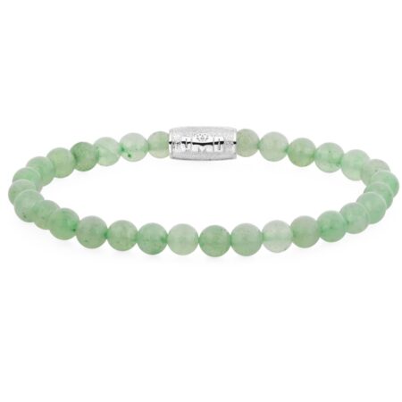Rebel & Rose Danny Vera Coke Bottle Green With Silver PMD Logo Bracelet - 6mm-XL | Fiftiesstore